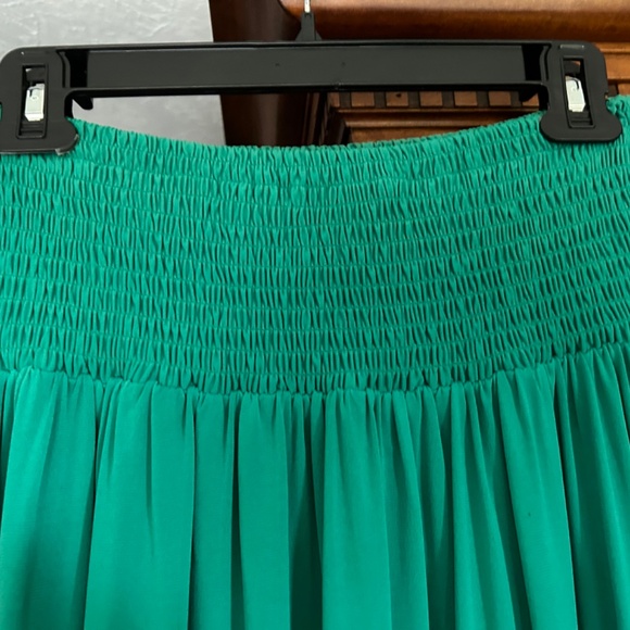 Susana Monaco Maxi Bandeau Elastic Green Dress, Size XS - Picture 6 of 14
